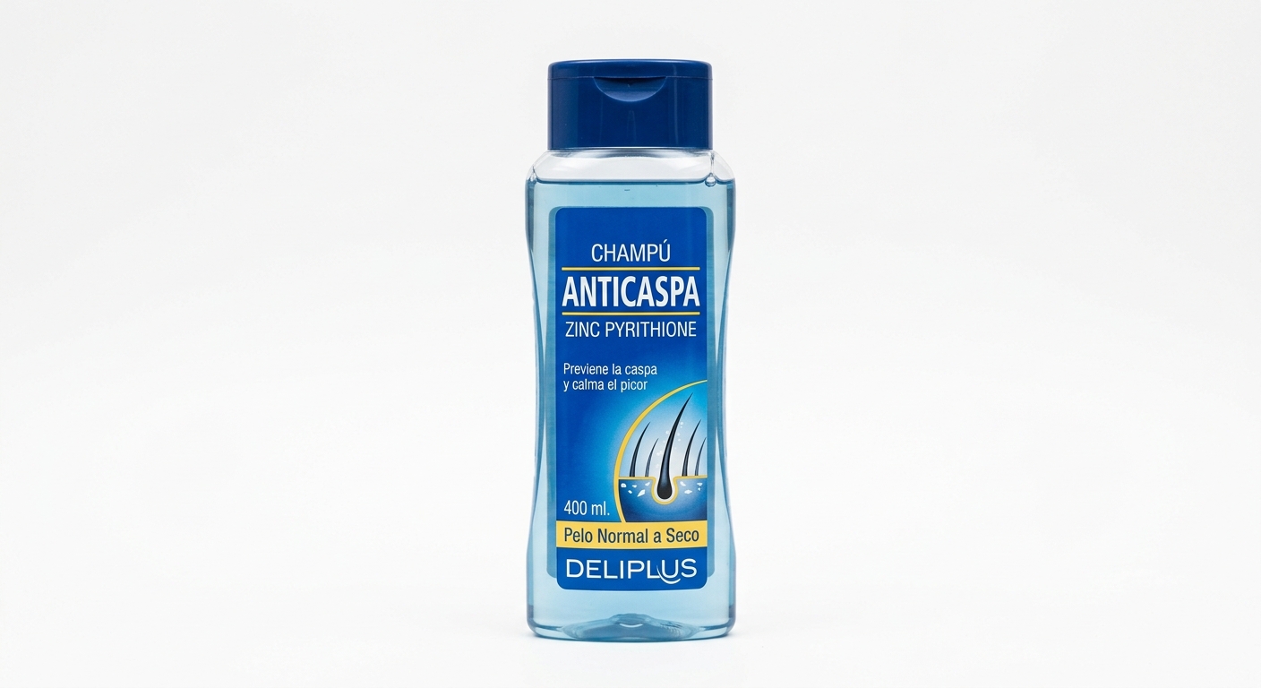 Champú anticaspa Deliplus 400 ml