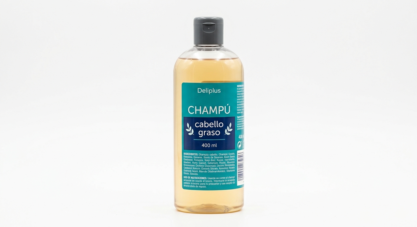 Champú cabello graso Deliplus 400 ml