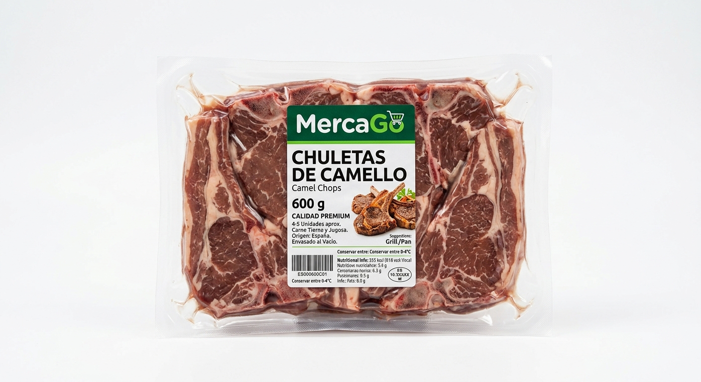 Chuletas de camello 600 g