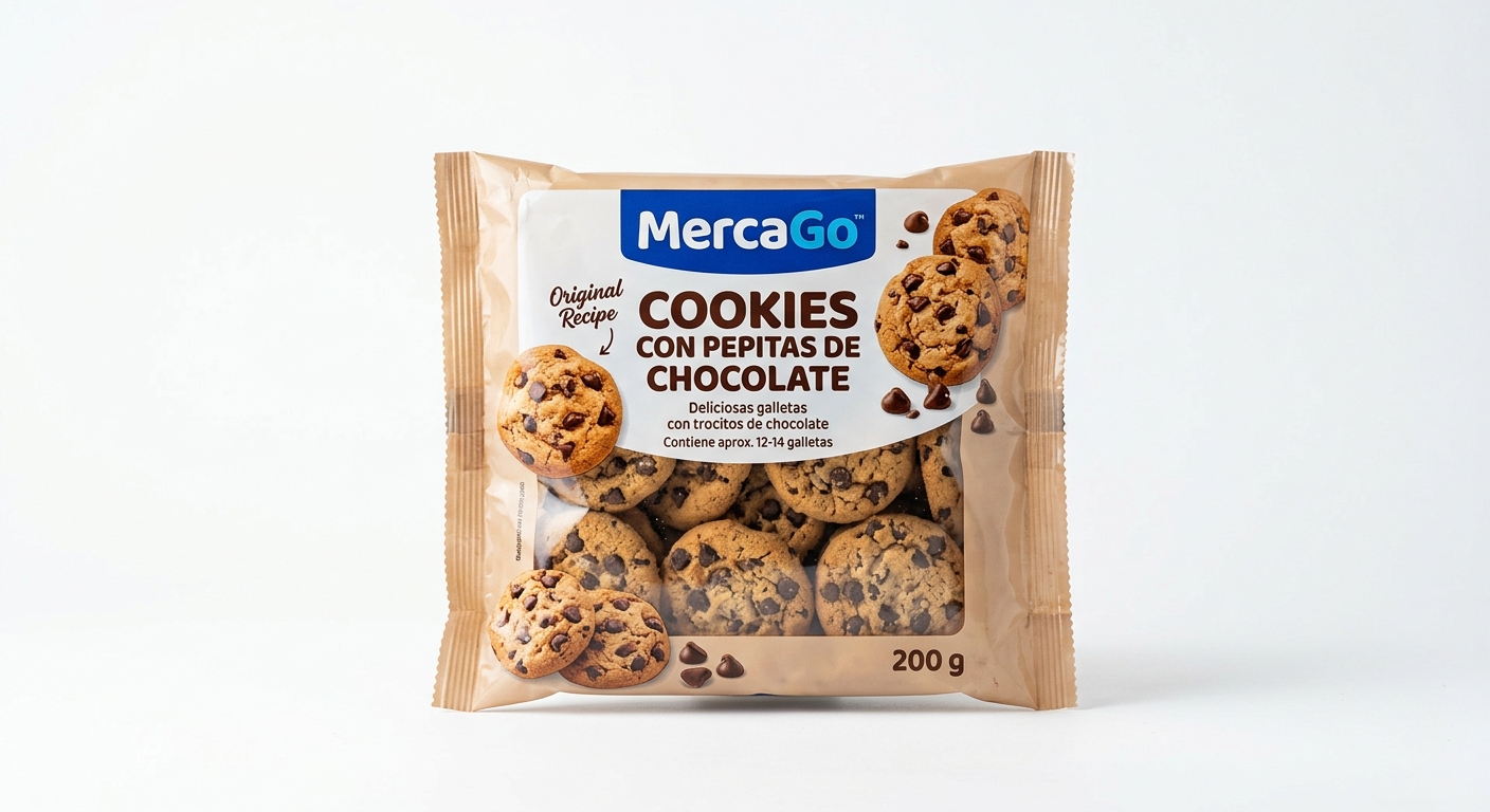 Cookies con pepitas de chocolate 200 g