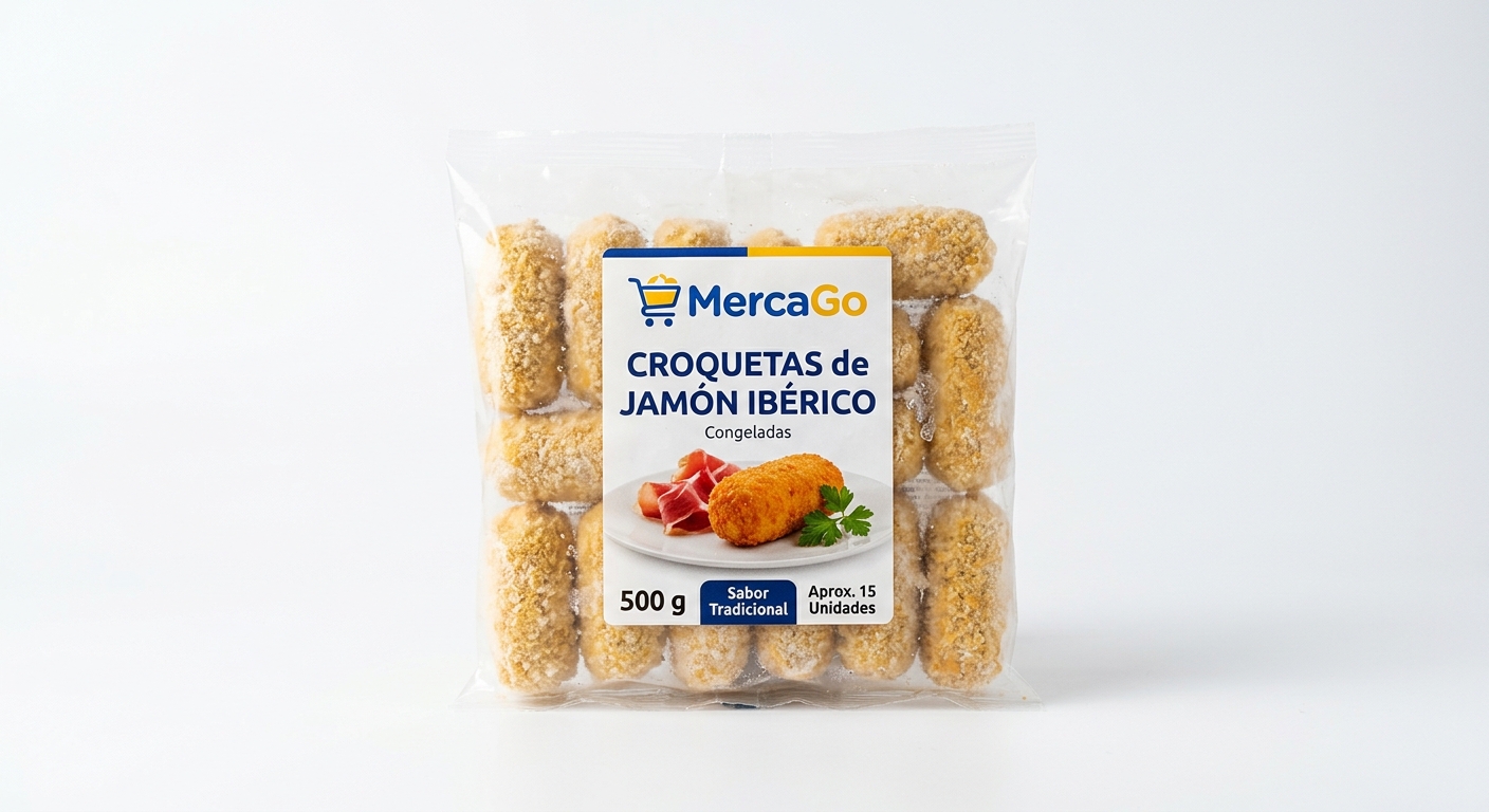 Croquetas de jamón congeladas 500 g