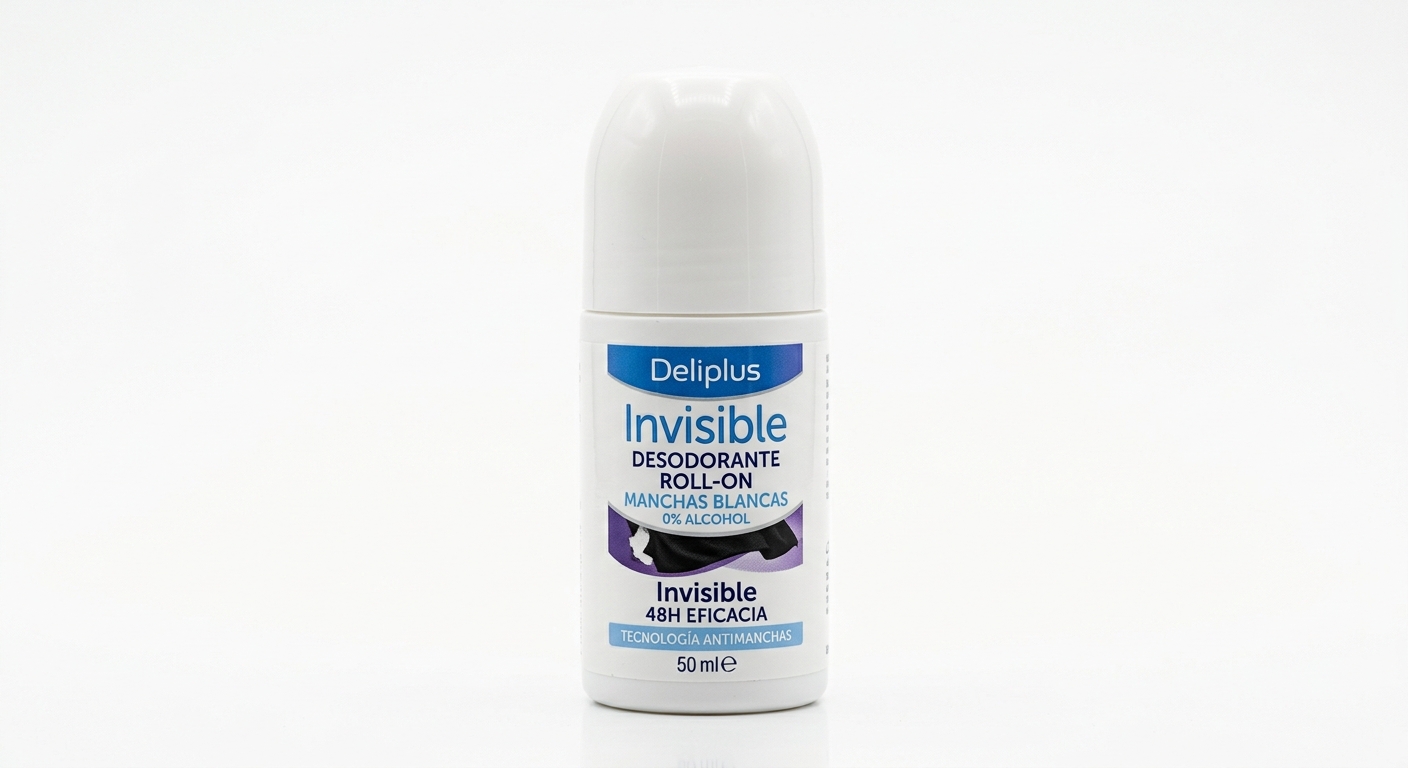Desodorante roll-on invisible Deliplus 50 ml
