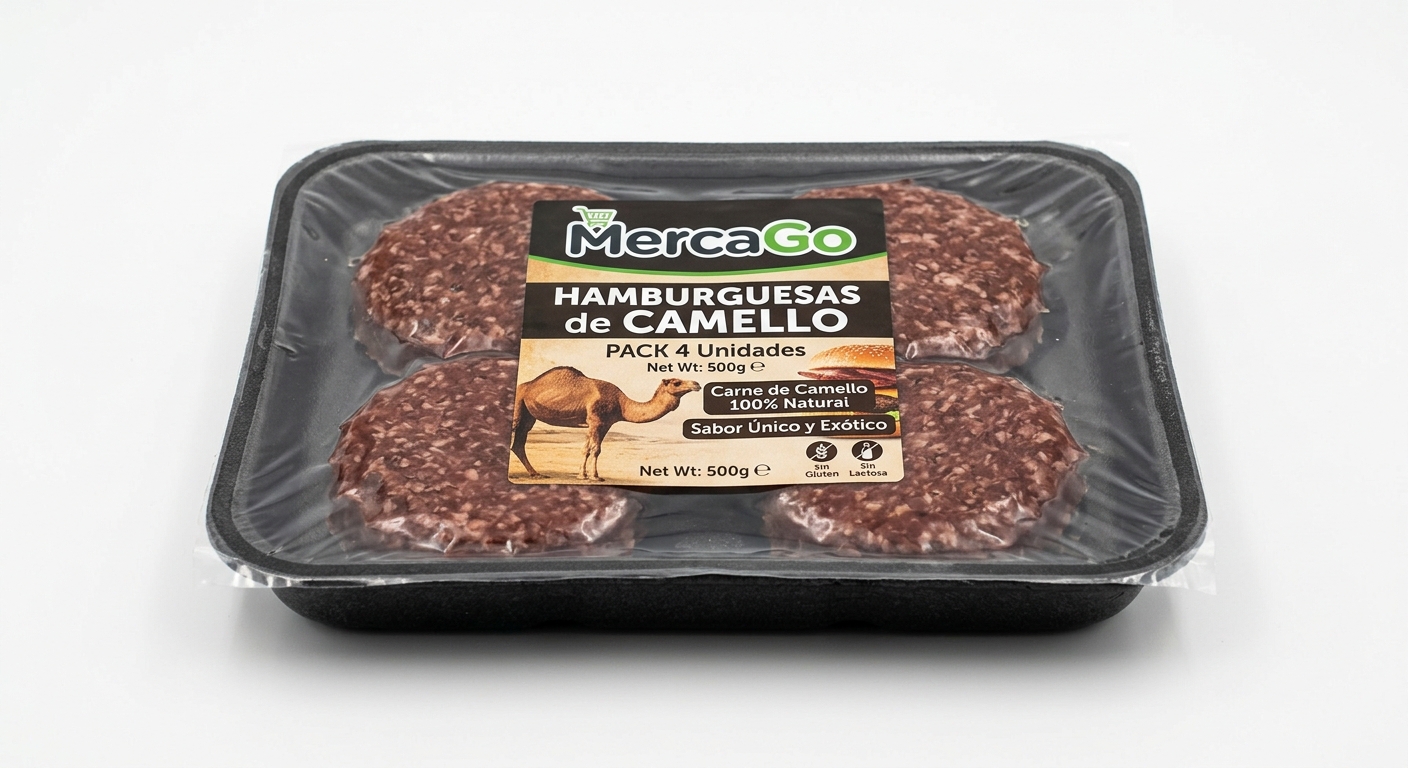 Hamburguesas de camello pack 4