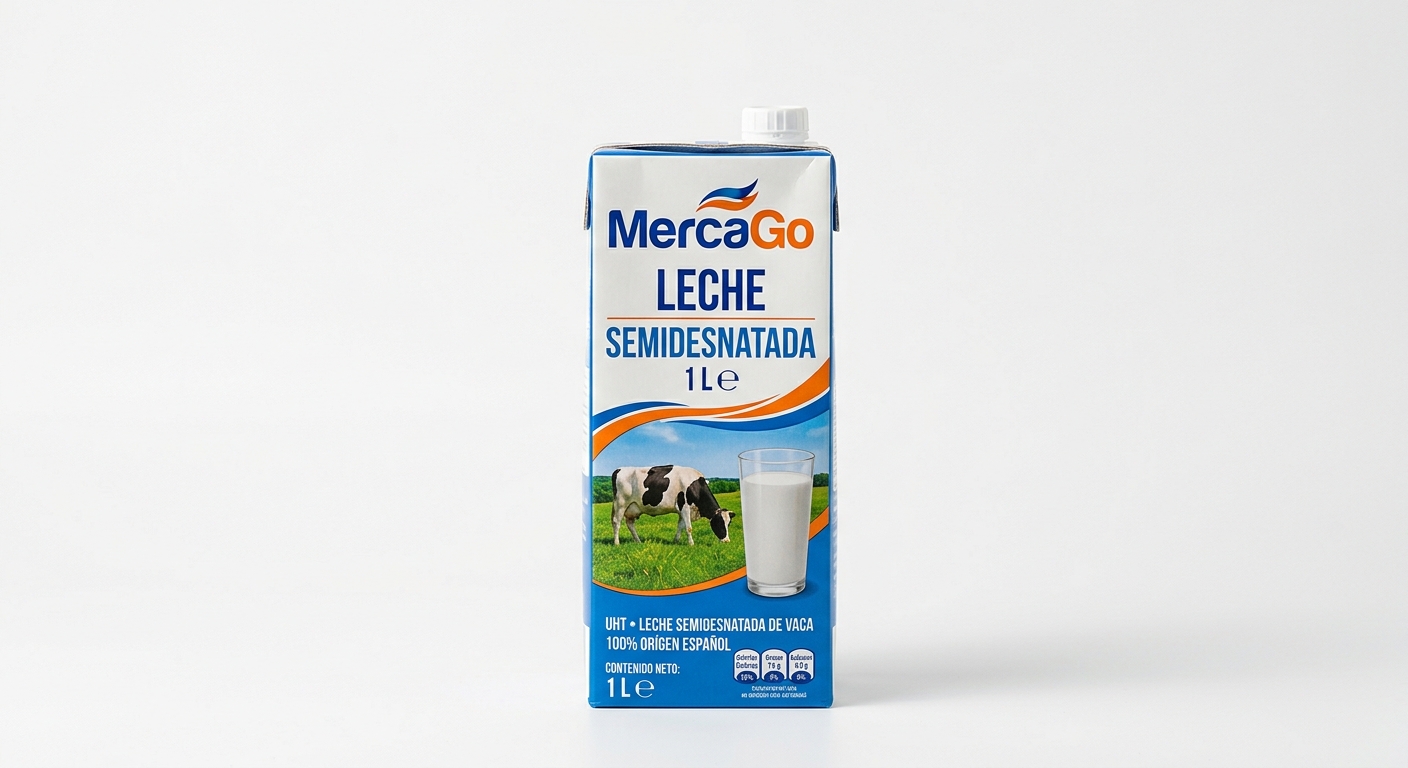 Leche semidesnatada 1 L