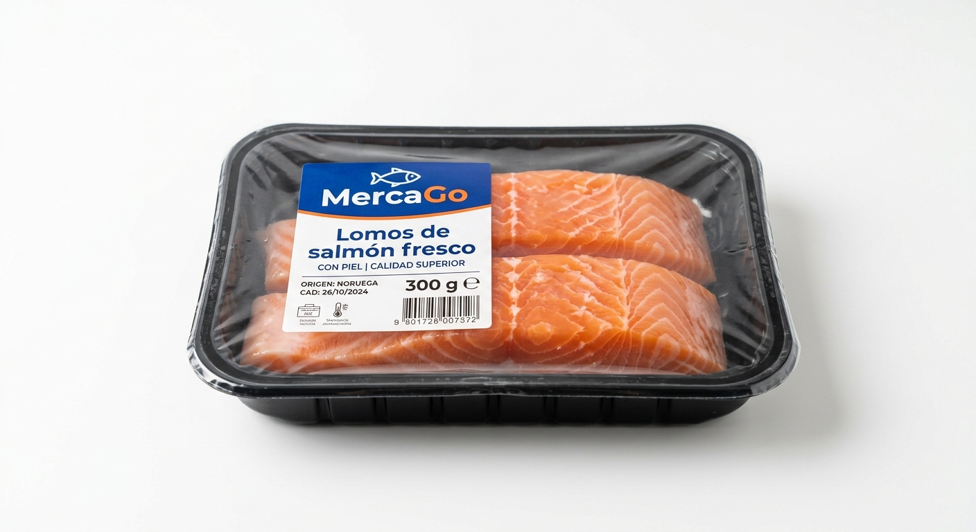 Lomos de salmón fresco 300 g