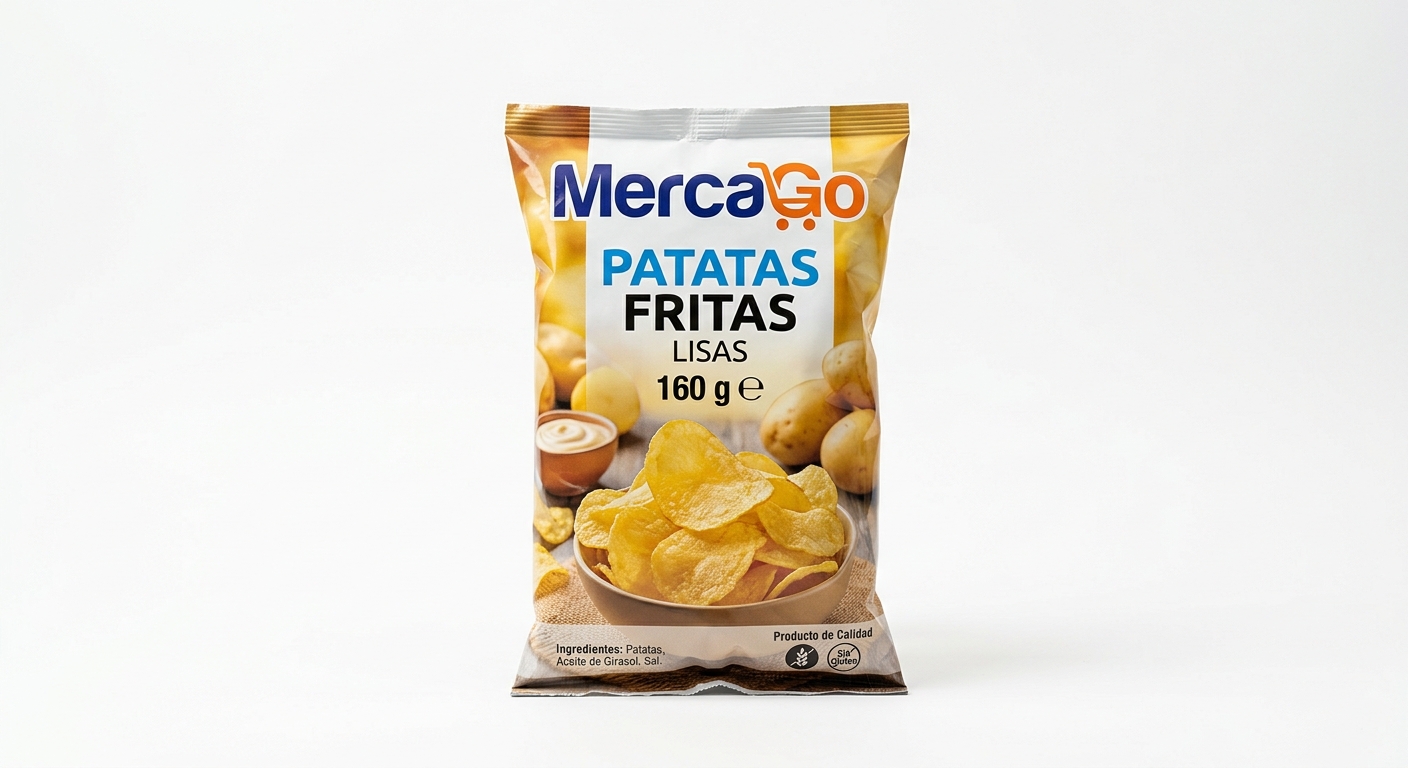 Patatas fritas lisas 160 g