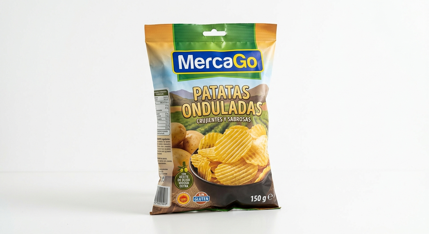 Patatas onduladas 150 g