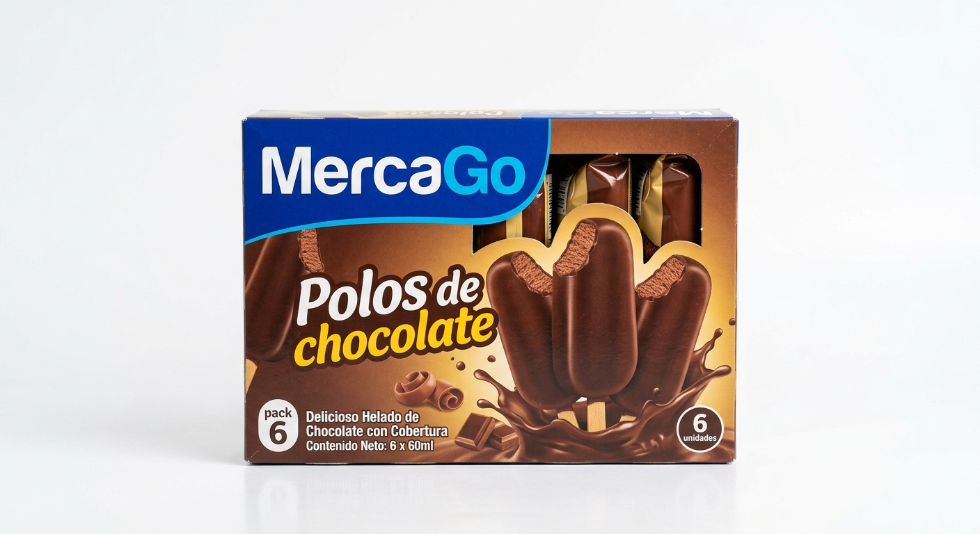 Polos de chocolate pack 6