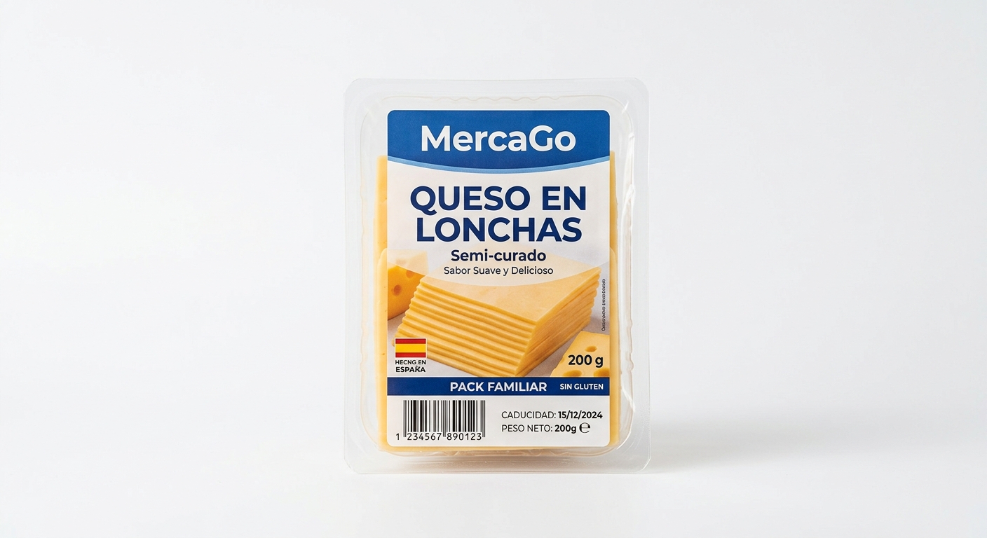 Queso en lonchas 200 g