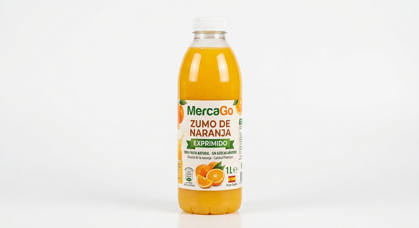 Zumo de naranja exprimido 1 L